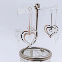 Candle Jar & Carousel - Love Heart - House Journey
