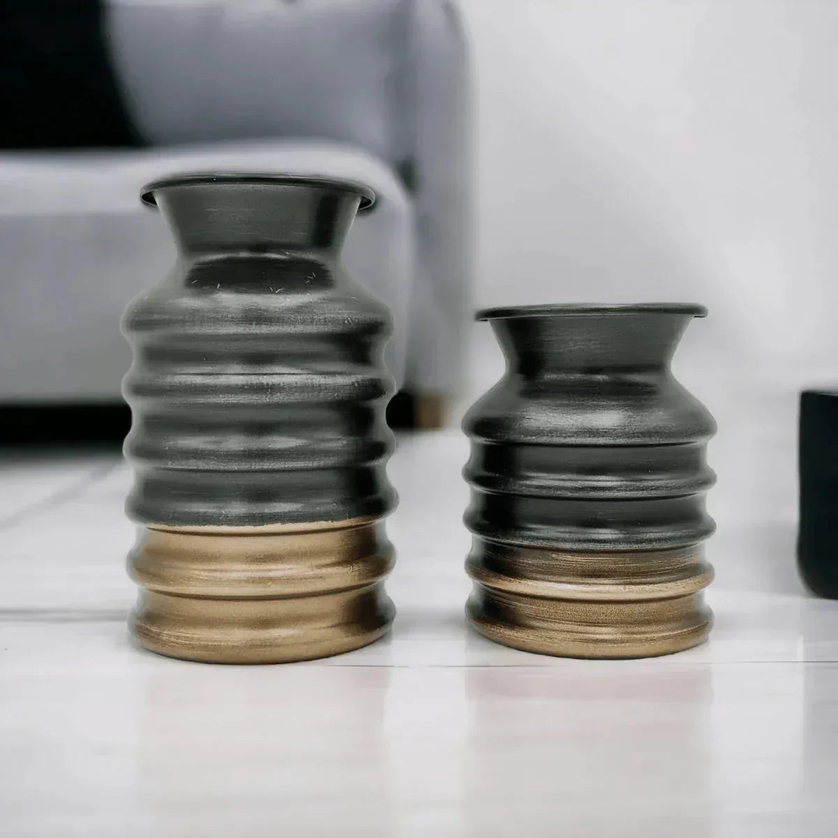 Canyon Metal Vase - House Journey