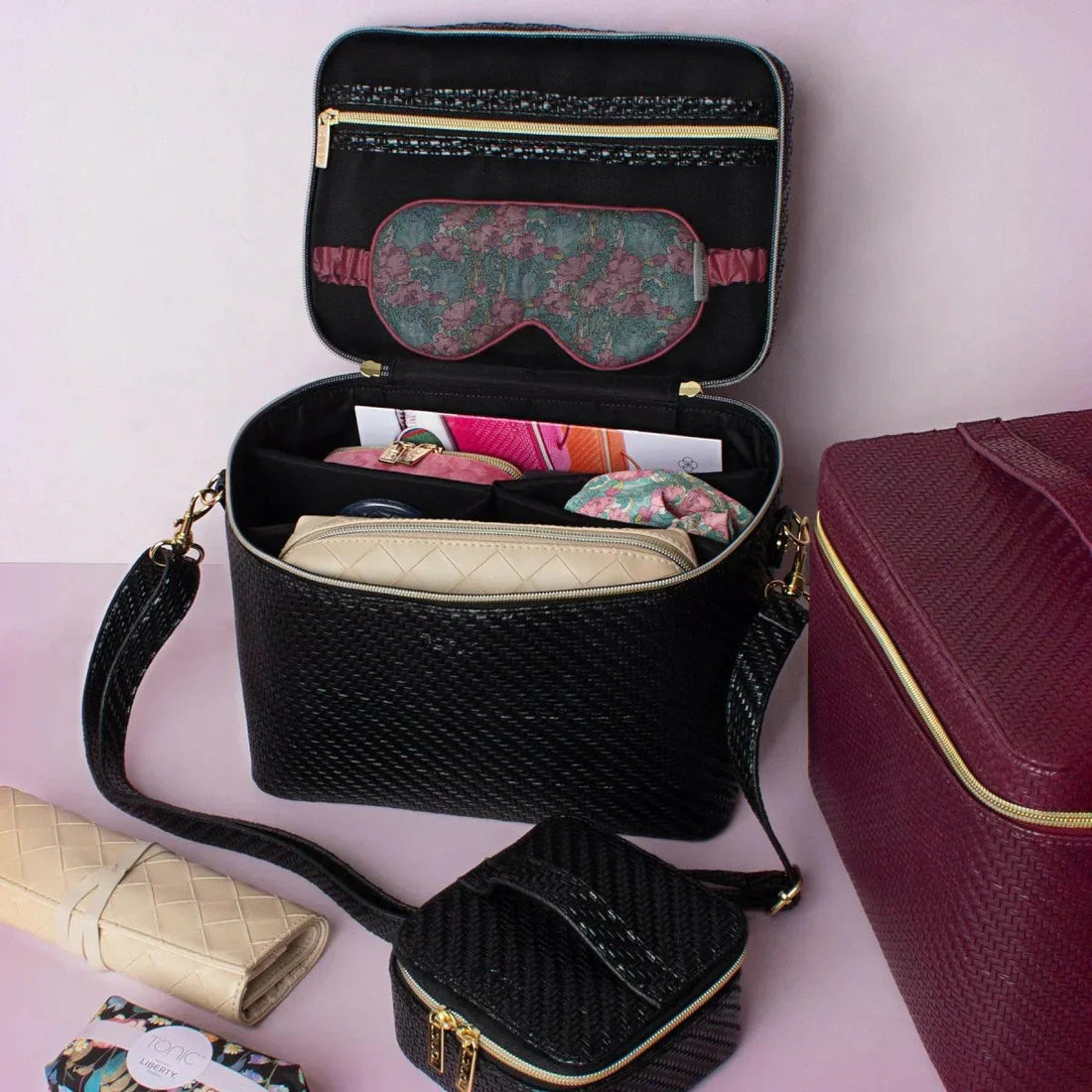 Carry All - Herringbone Licorice - Exquisite Homewares 