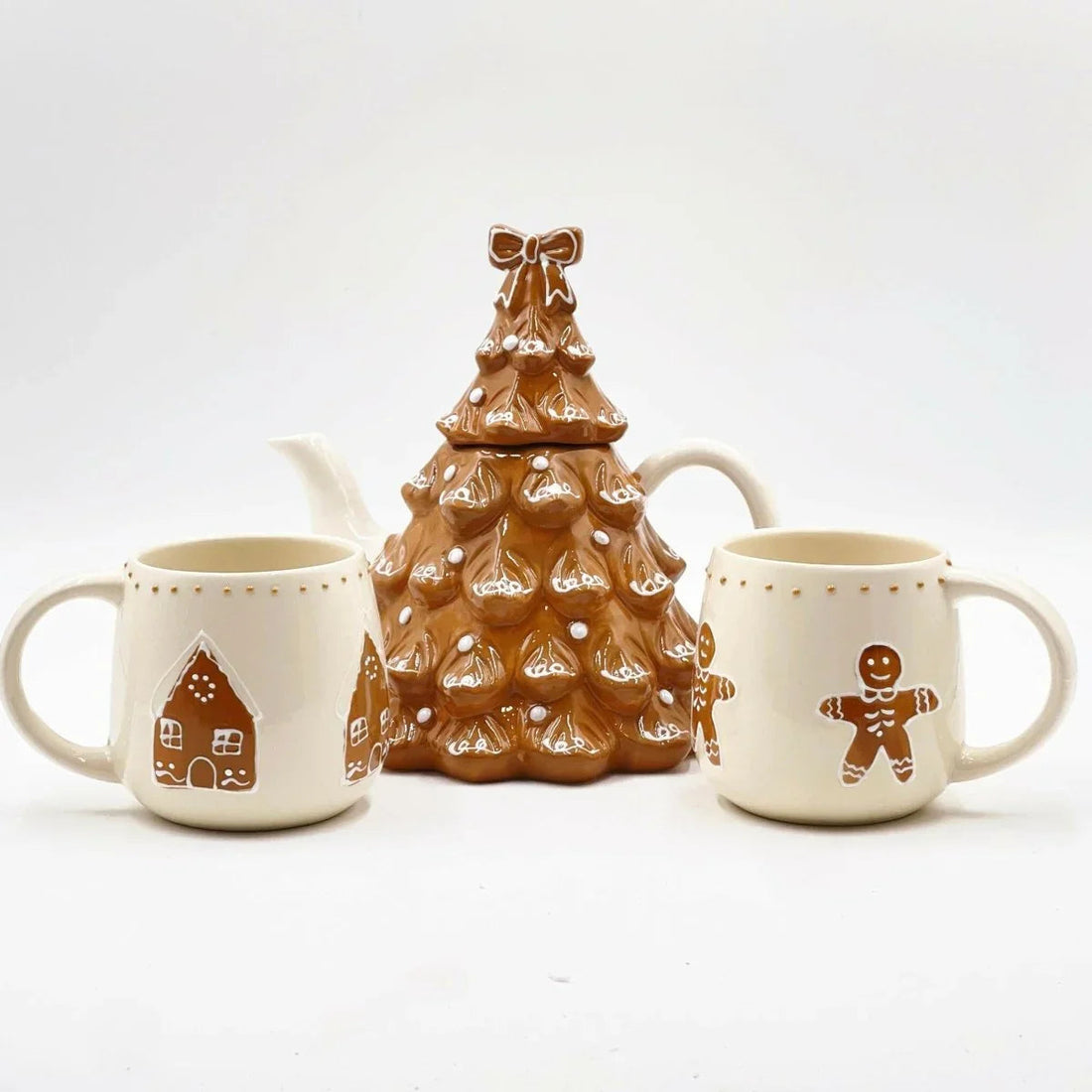 Ceramic Gingerbread Treepot - Exquisite Homewares 