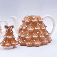 Ceramic Gingerbread Treepot - Exquisite Homewares 