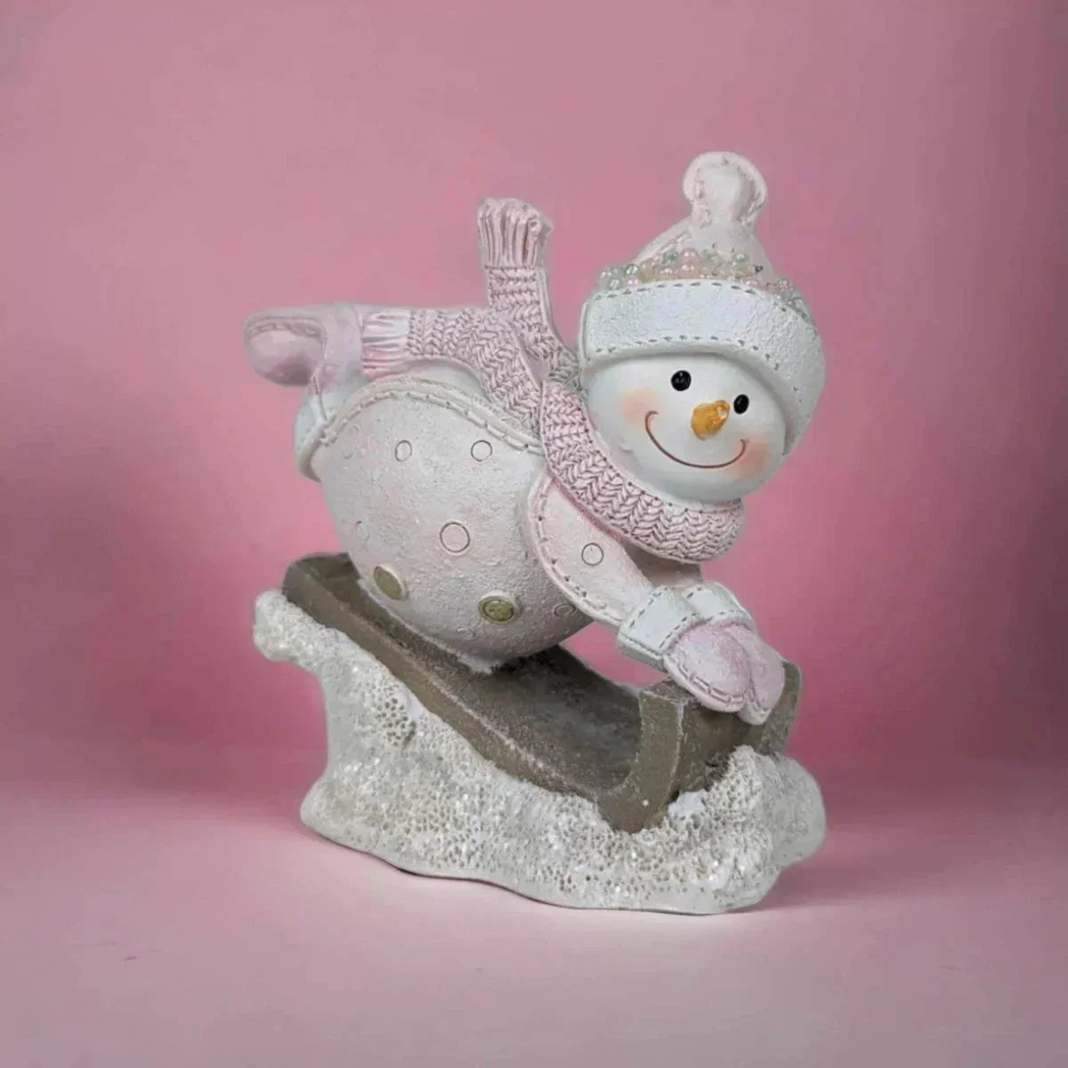 Christmas Snowman on a Sled - House Journey