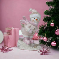 Christmas Snowman Skiing Downhill - Exquisite Homewares 