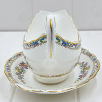 Coalport Ming Rose Gravy Boat and Saucer - Exquisite Homewares 