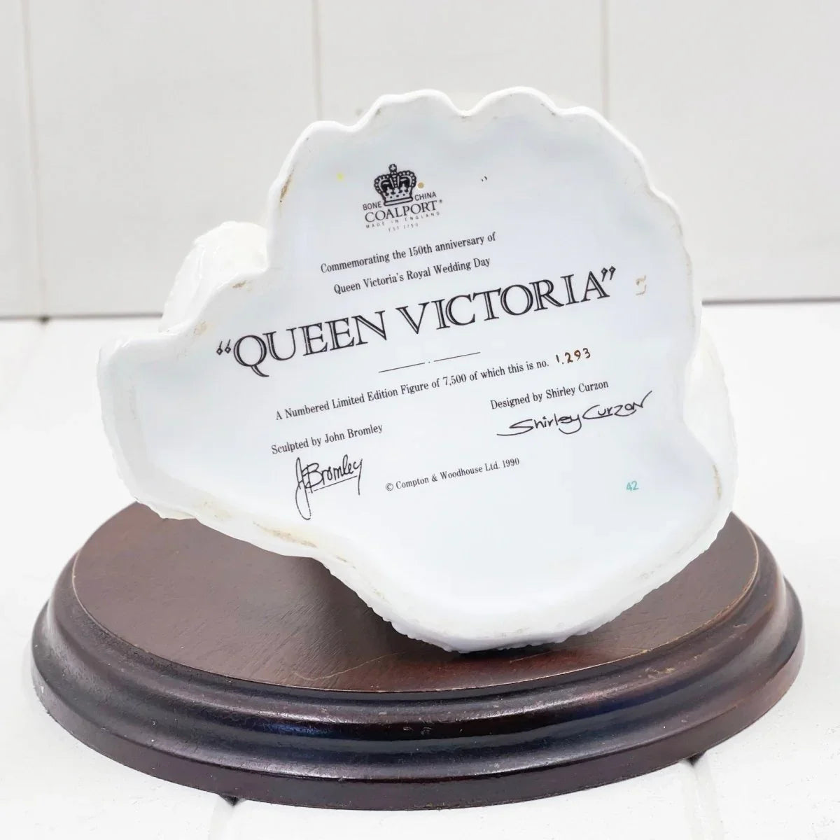 Coalport Queen Victoria Limited Edition Figurine - Exquisite Homewares 