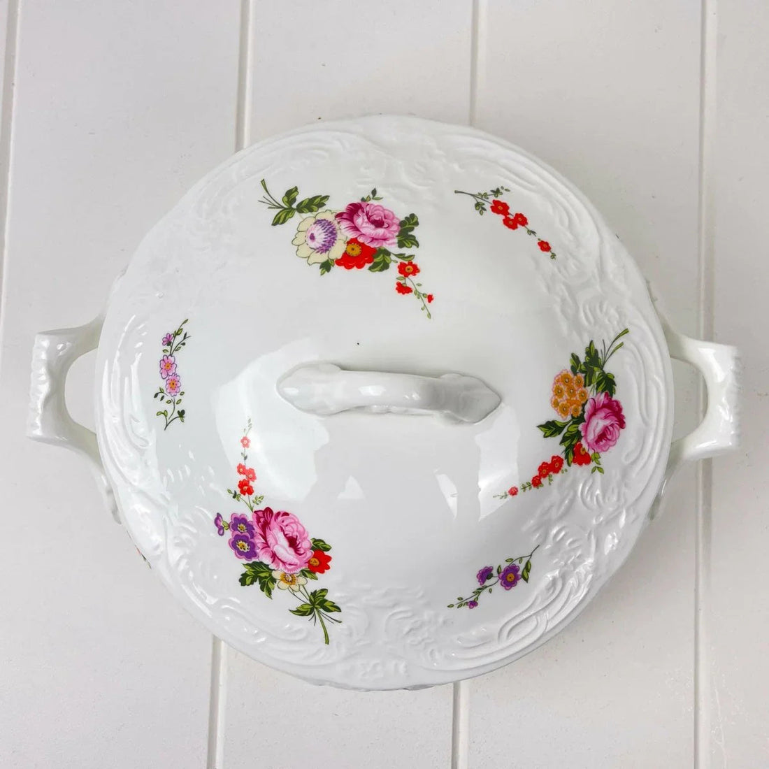 Coalport Vintage Caughley Sprays Lidded Tureen - Exquisite Homewares 