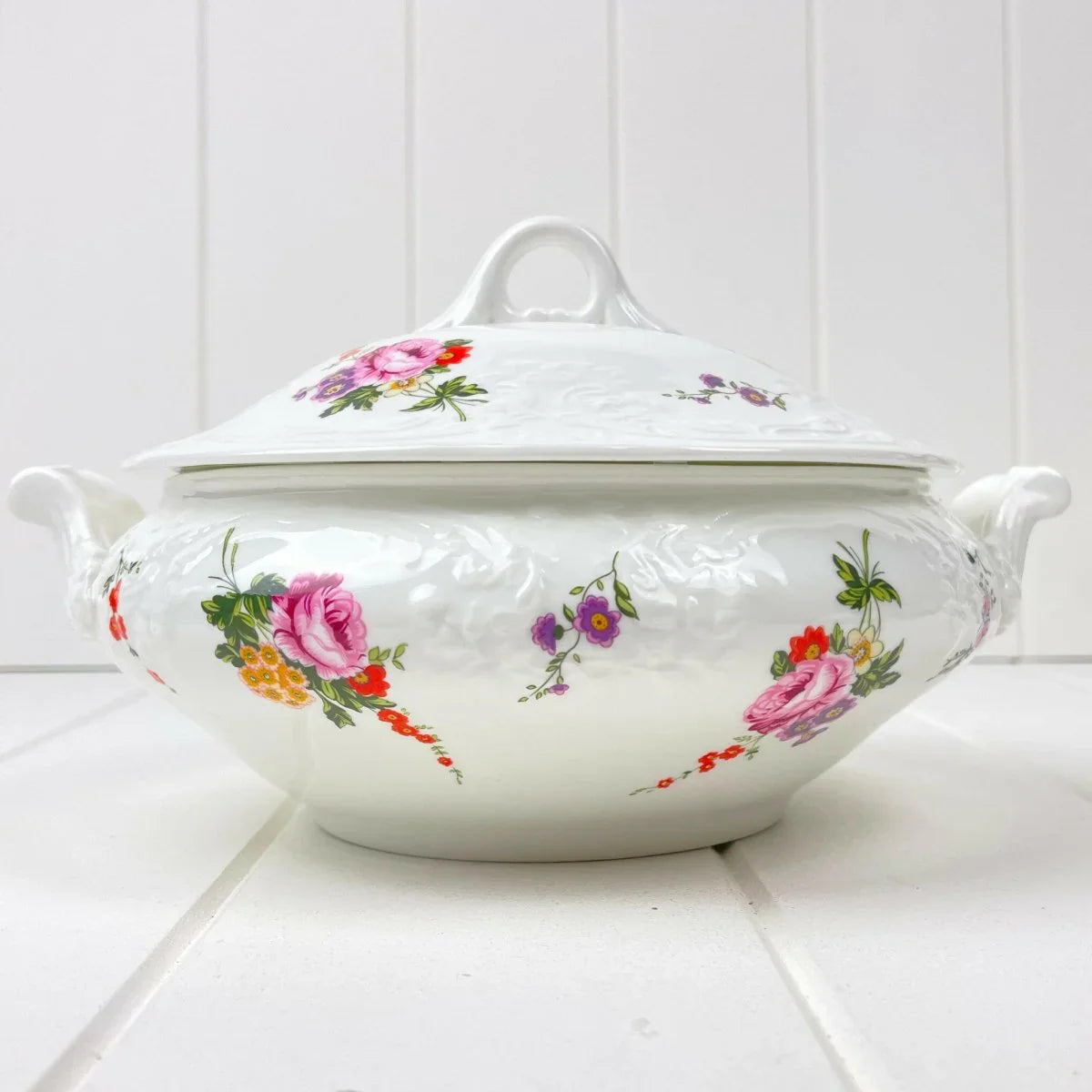Coalport Vintage Caughley Sprays Lidded Tureen - Exquisite Homewares 