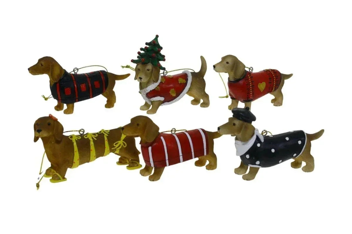 Dachshund Hanging Decorations - House Journey