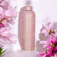 Diamonte Drink Bottle - Pink - Exquisite Homewares 
