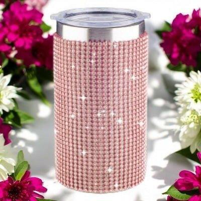 Diamonte Travel Cup - Pink