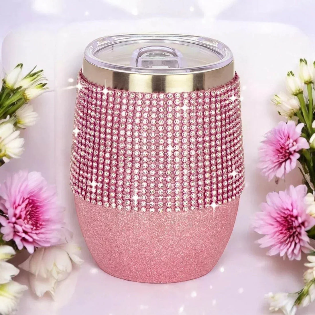 Diamonte Wine Tumber / Coffee Mug - House Journey