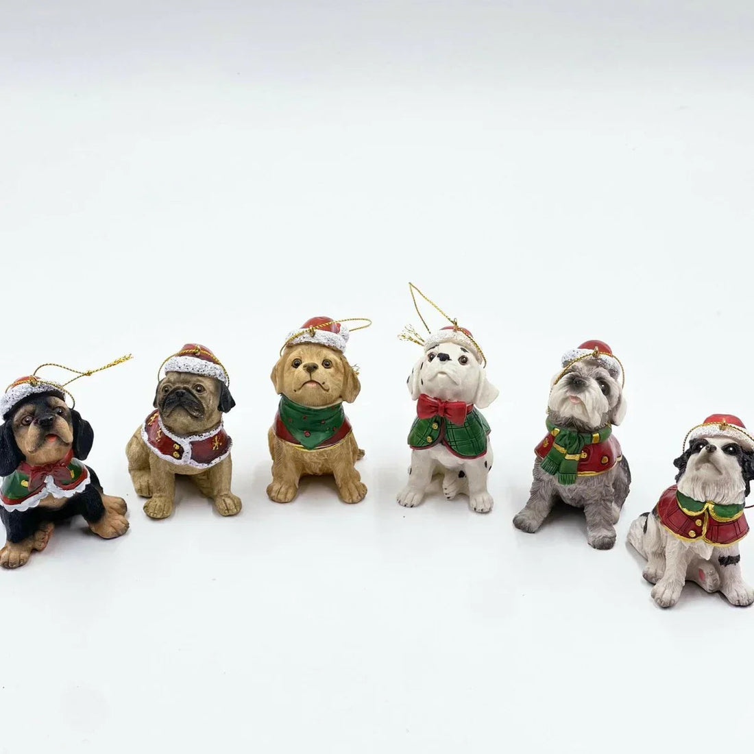 Dog Hanging Christmas Tree Decorations - Exquisite Homewares 