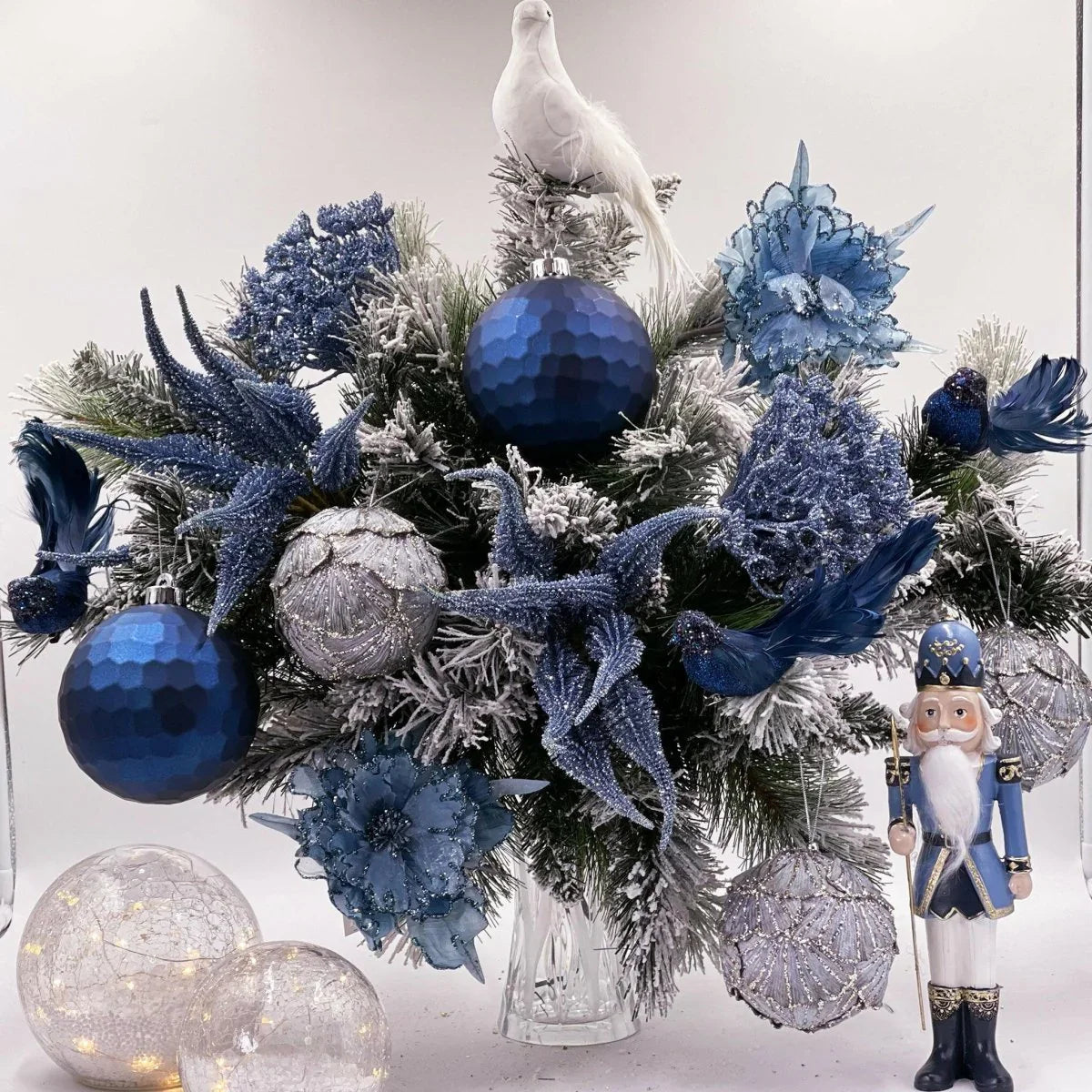 Dymm Bauble (Set of 2) Navy - Exquisite Homewares 