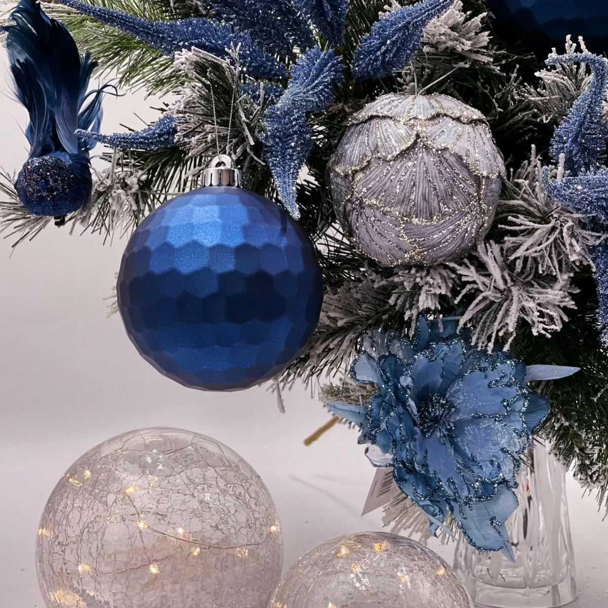Dymm Bauble (Set of 2) Navy - Exquisite Homewares 