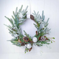 Elegant Wreath Snow - Exquisite Homewares 