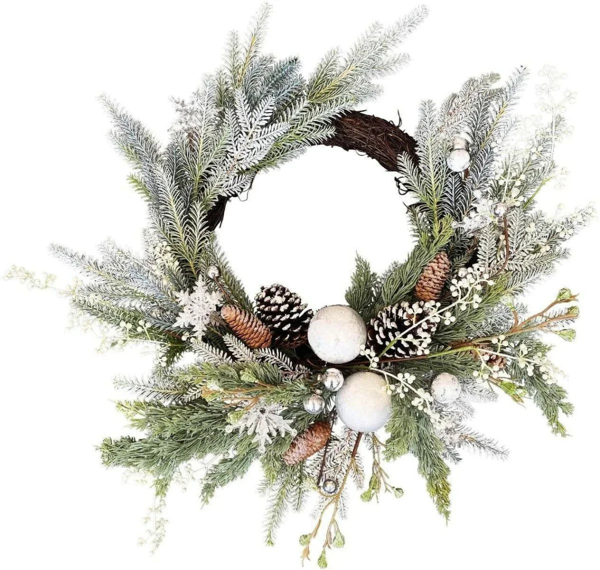 Elegant Wreath Snow - Exquisite Homewares 