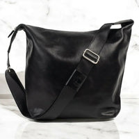 Ella Medium Slouch Bag in Black - House Journey