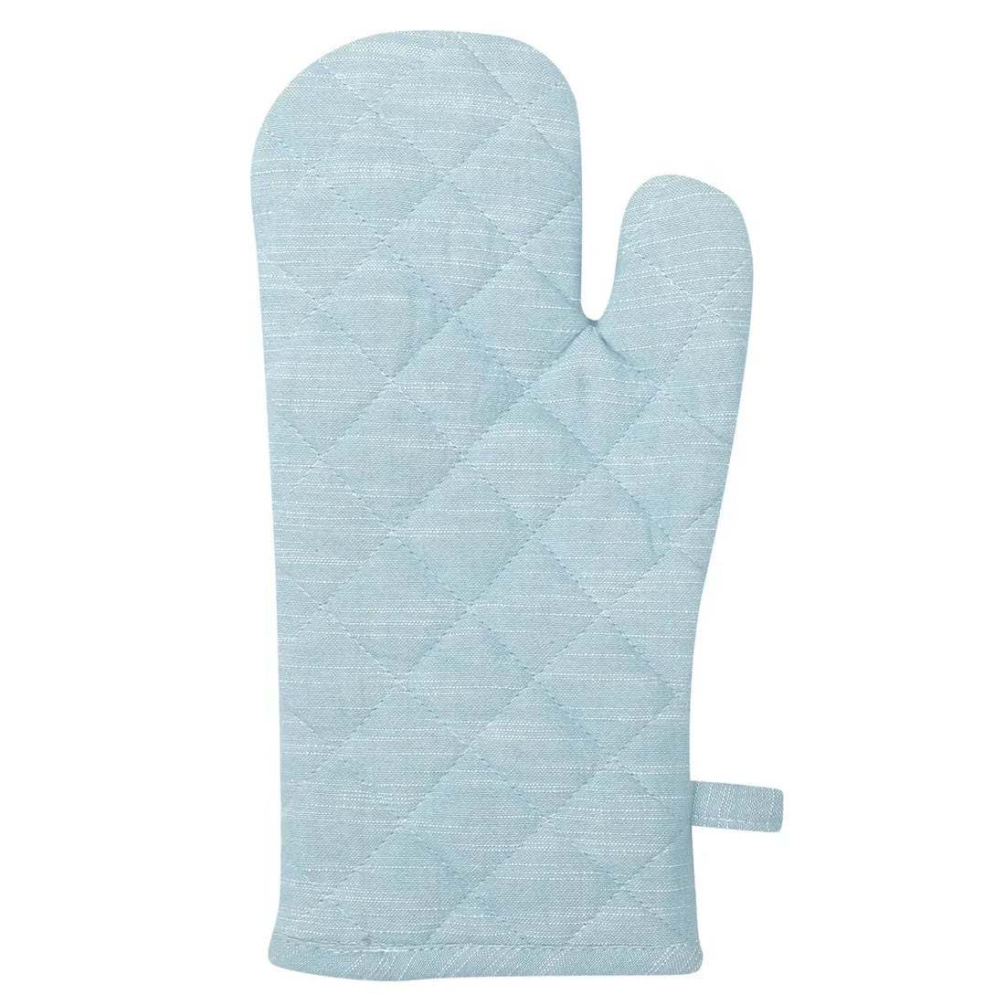 Elysian Blue Oven Mitt 16x32cm - Cotton & Polyester