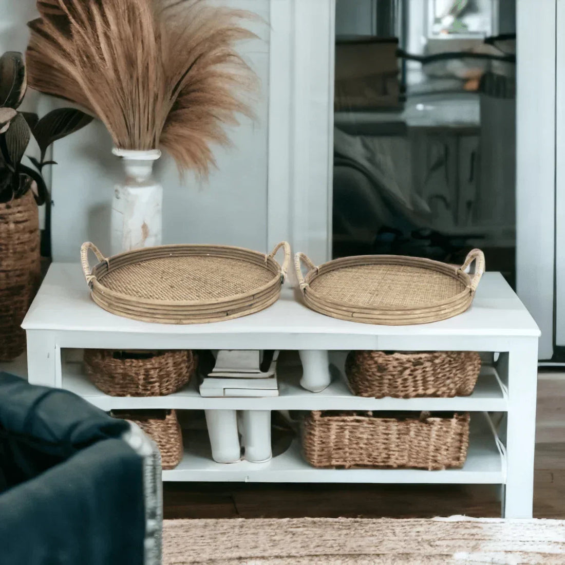 Elysian Rattan Tray - Exquisite Homewares 