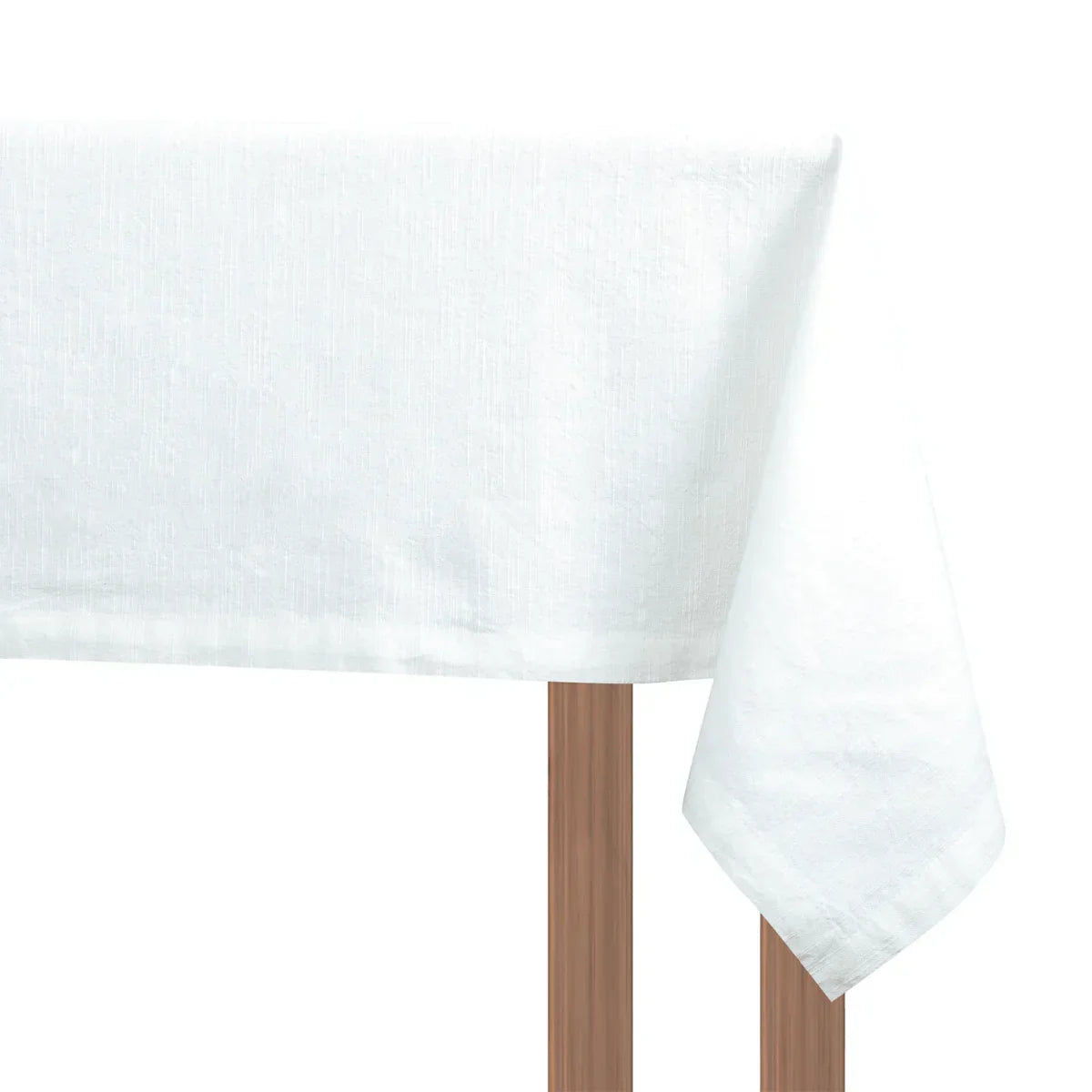 Elysian Tablecloth White 150x250cm - 100% Cotton