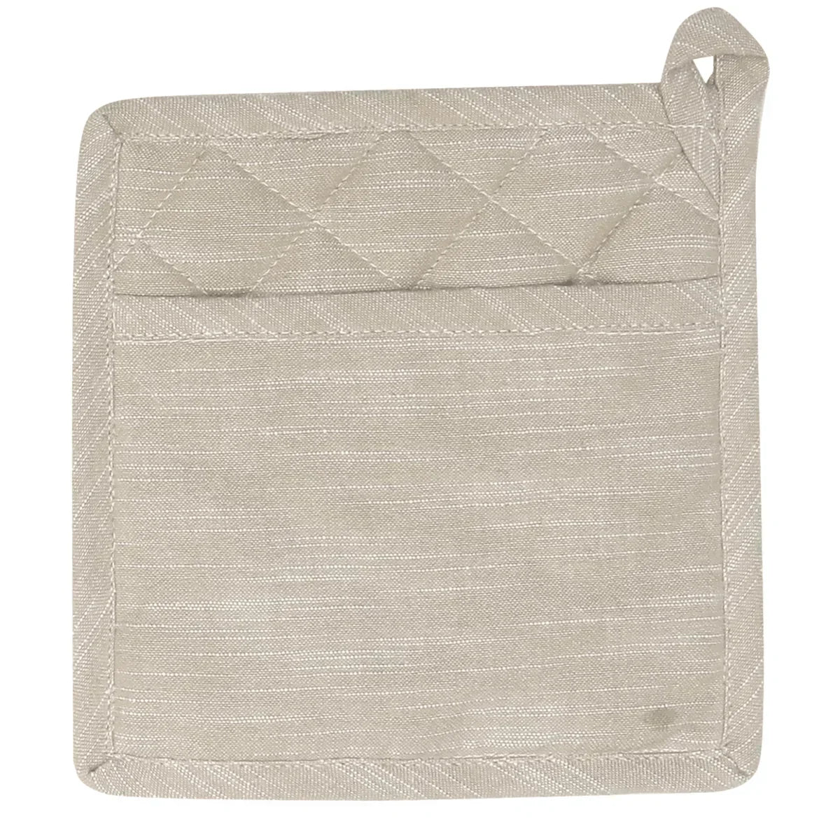 Elysian Taupe Potholder 20x20cm - Cotton & Polyester