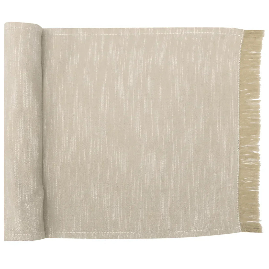 Elysian Taupe Table Runner 35x180cm - 100% Cotton - Exquisite Homewares 
