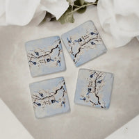 Fairywren Resin Coasters - Exquisite Homewares 
