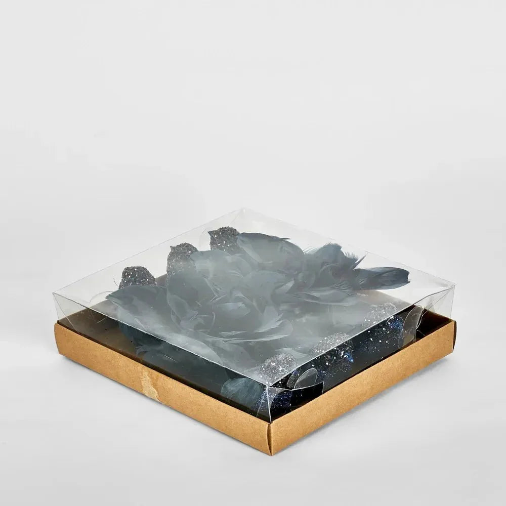 Flutter Clip on Bird Blue (Set of 6) - Exquisite Homewares 