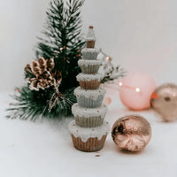 Gold and Silver Cupcake Christmas Tree - Exquisite Homewares 