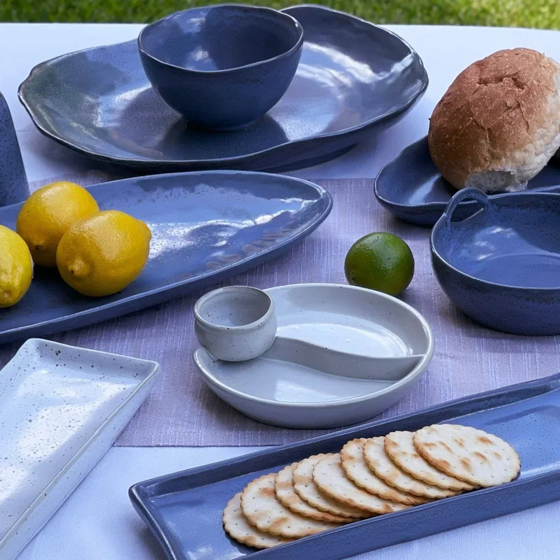 Grey-Blue Bowl - Exquisite Homewares 