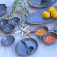 Grey-Blue Sauce Jug - Exquisite Homewares 