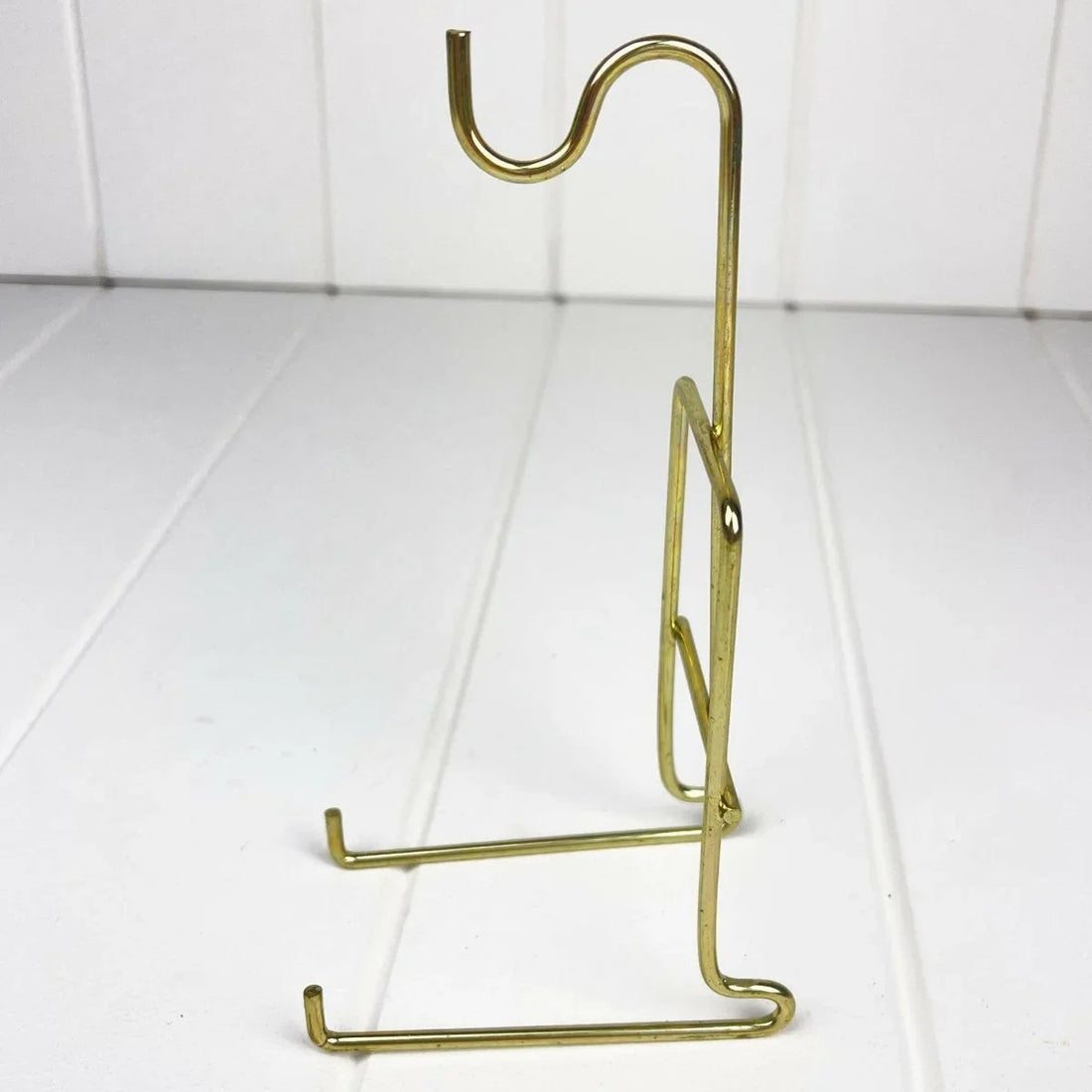 Hanging Cup and Saucer Brass Stand - Exquisite Homewares 
