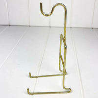 Hanging Cup and Saucer Brass Stand - Exquisite Homewares 