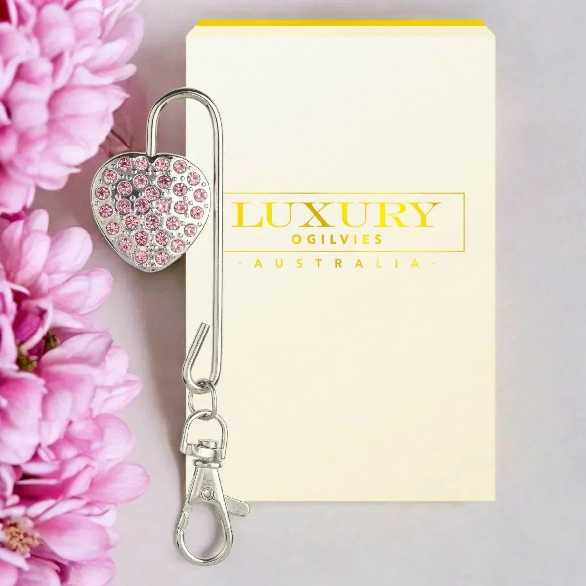 Heart Key Find Hanger - Pink - Exquisite Homewares 