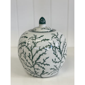 Sage Green Pumpkin Ginger Jar