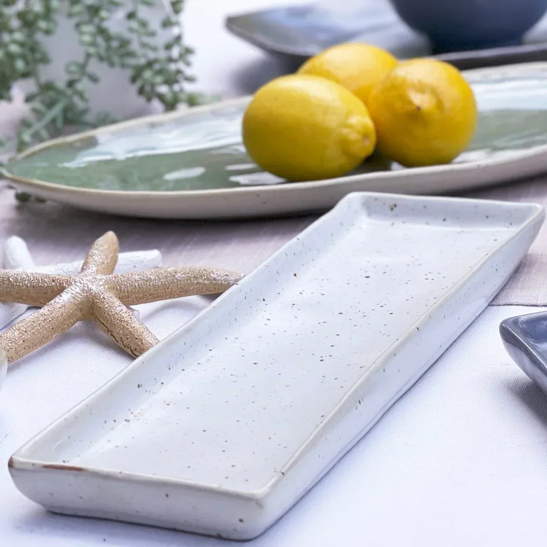 Ivory Rectangle Platter