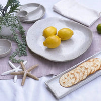 Ivory Rectangle Platter - House Journey