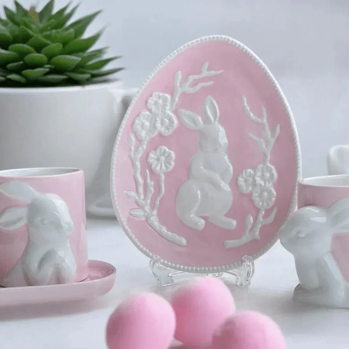 Jasper Pink Plate - House Journey