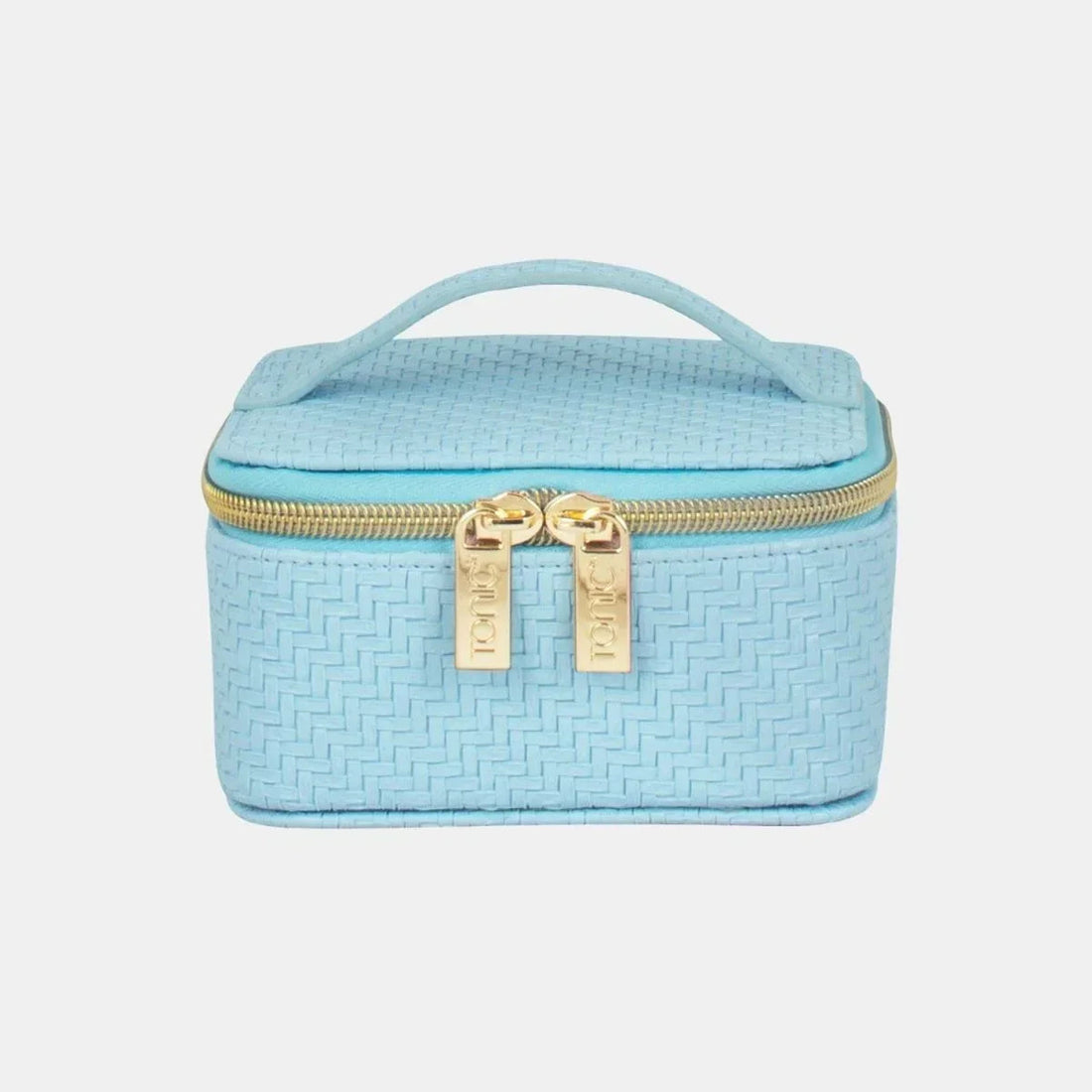 Jewellery Cube - Herringbone Bluebell - Exquisite Homewares 