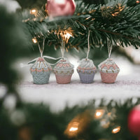Large Cupcake Christmas Tree Hanging Decoration - Exquisite Homewares 