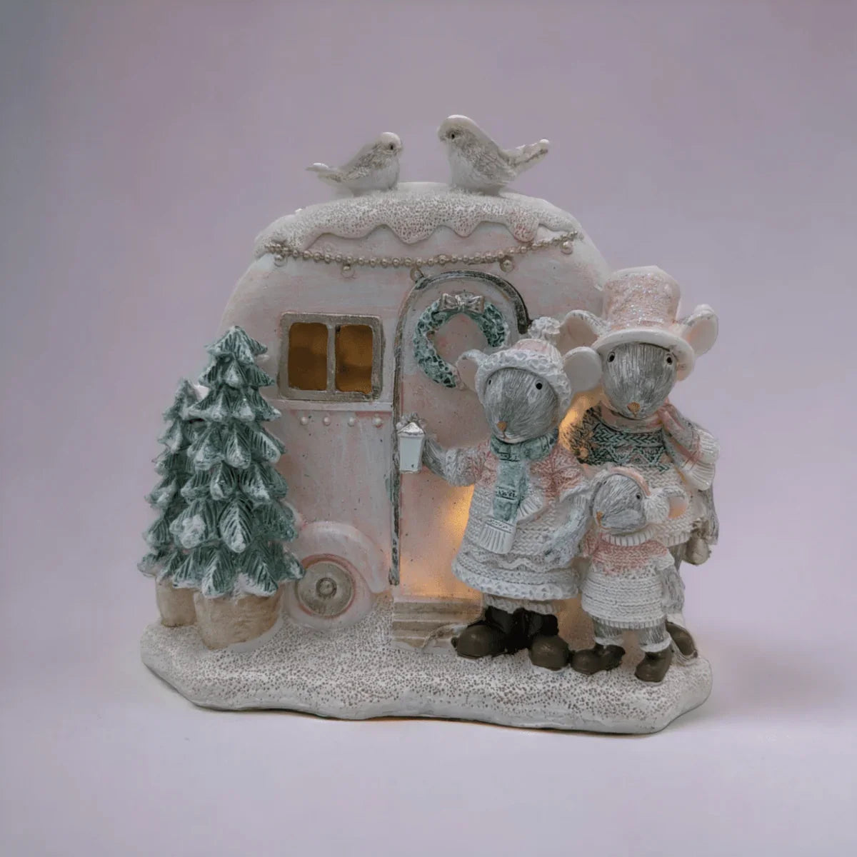 Light-up Mouse Caravan - Exquisite Homewares 