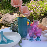 Lorne Salad Servers Blue - House Journey
