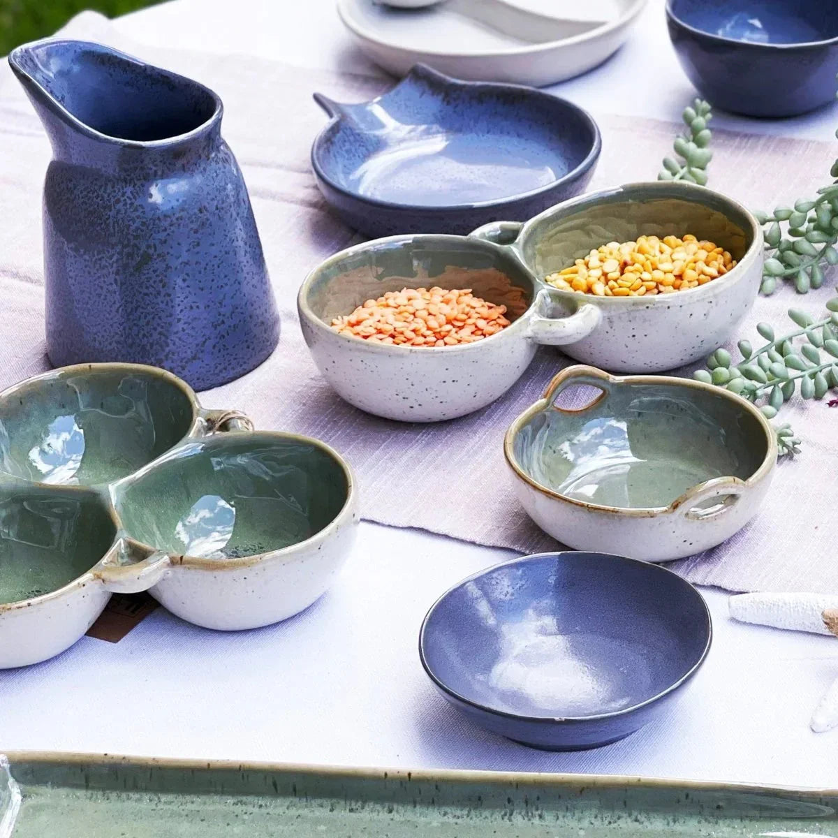 Mediterranean Olive Small Handle Bowl - Exquisite Homewares 