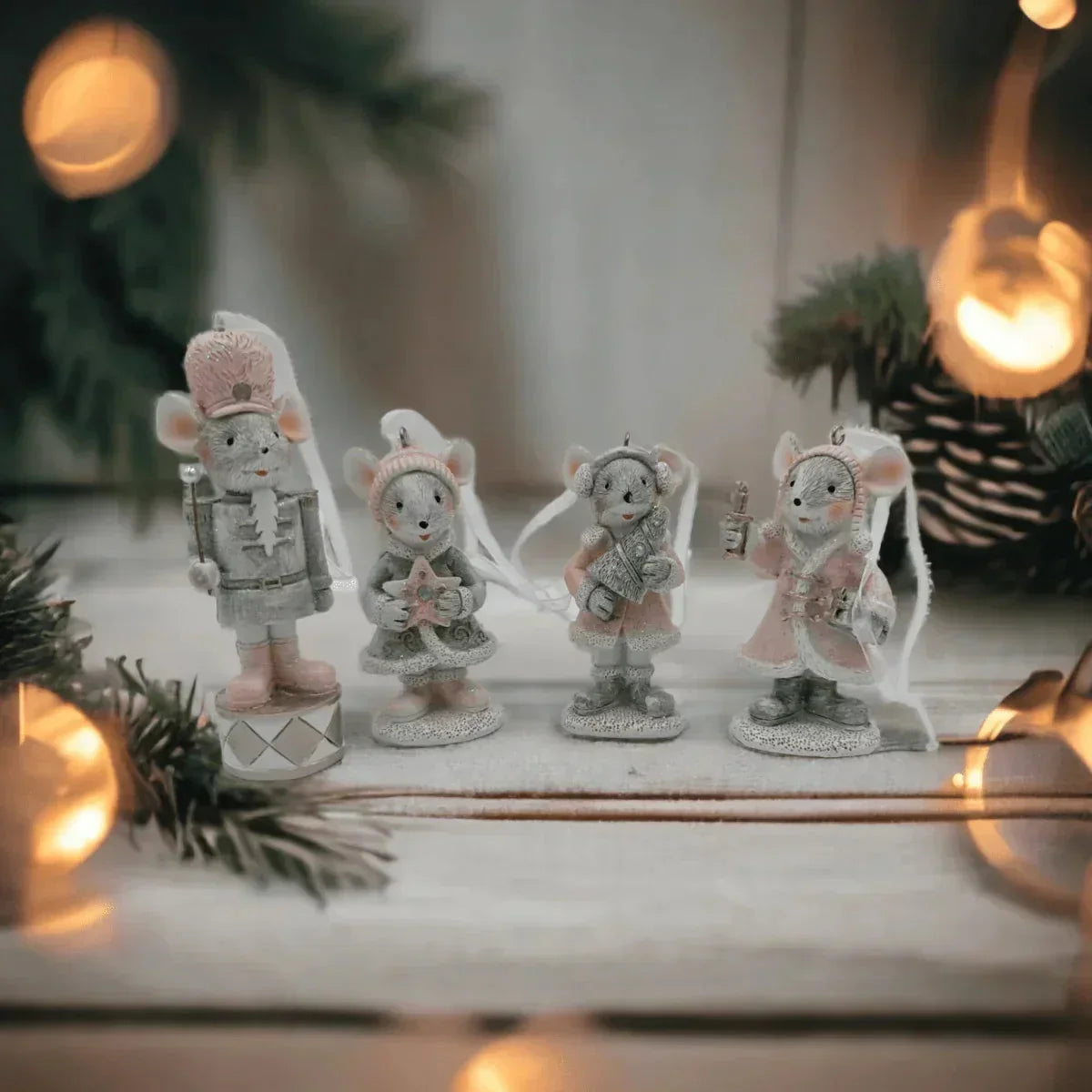 Mice Hanging Tree Ornaments - House Journey