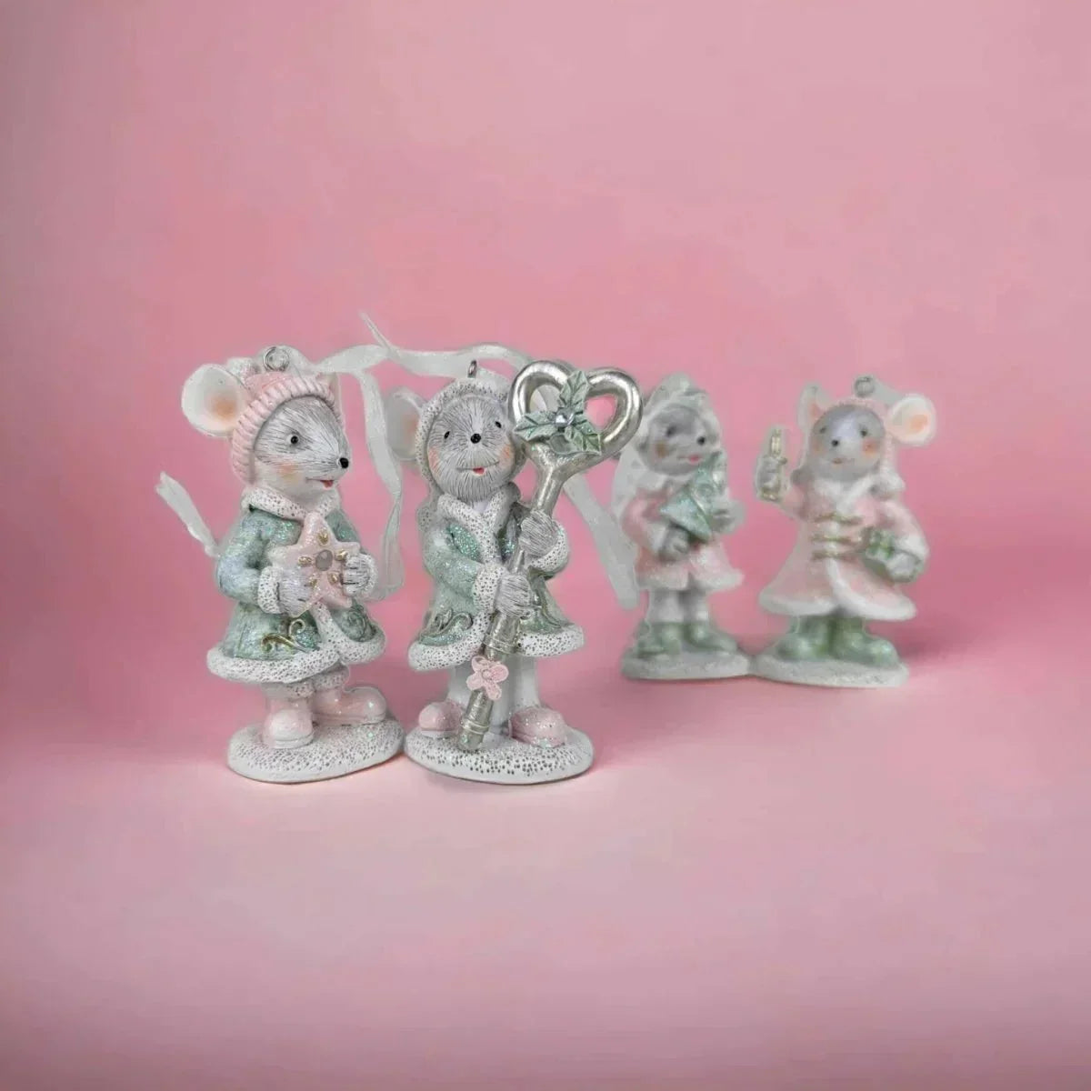Mice Hanging Tree Ornaments - House Journey