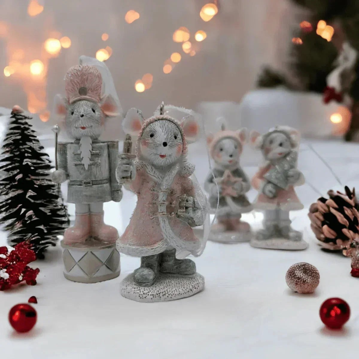 Mice Hanging Tree Ornaments - House Journey