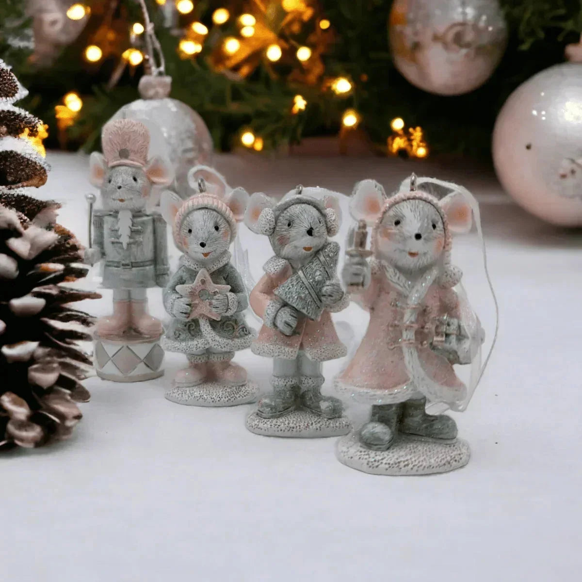 Mice Hanging Tree Ornaments - House Journey