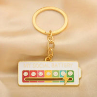 My Social Battery Keychain - House Journey