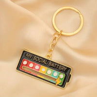 My Social Battery Keychain - House Journey