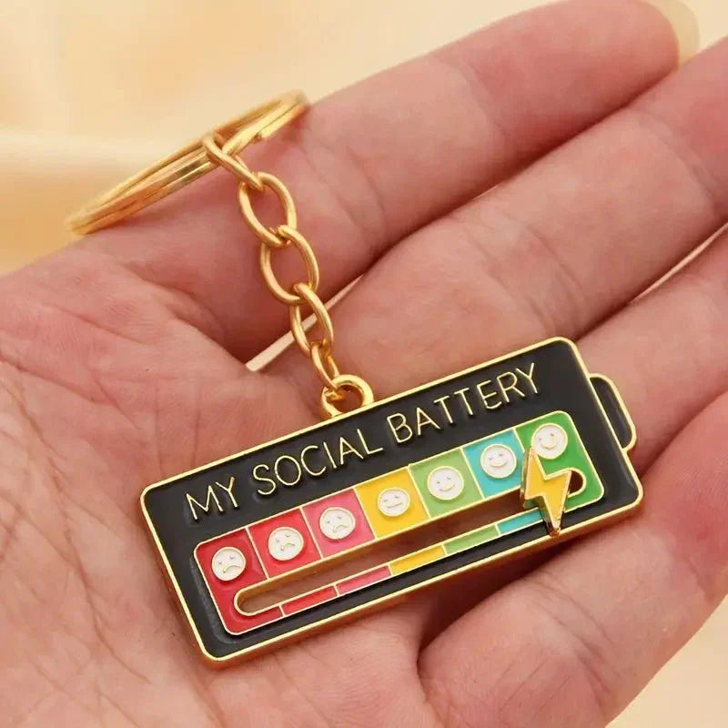 My Social Battery Keychain - House Journey